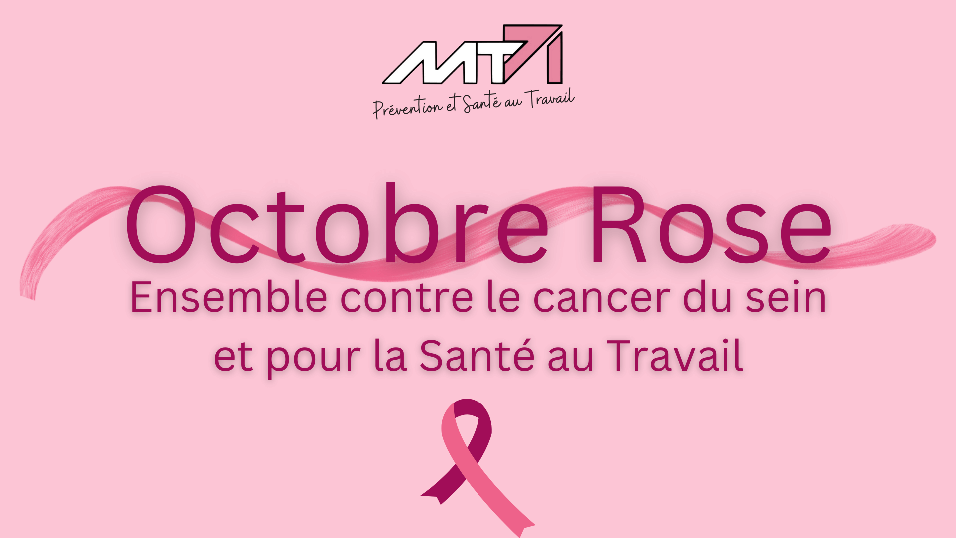 OCTOBRE ROSE – Ensemble pour la prévention du cancer du sein